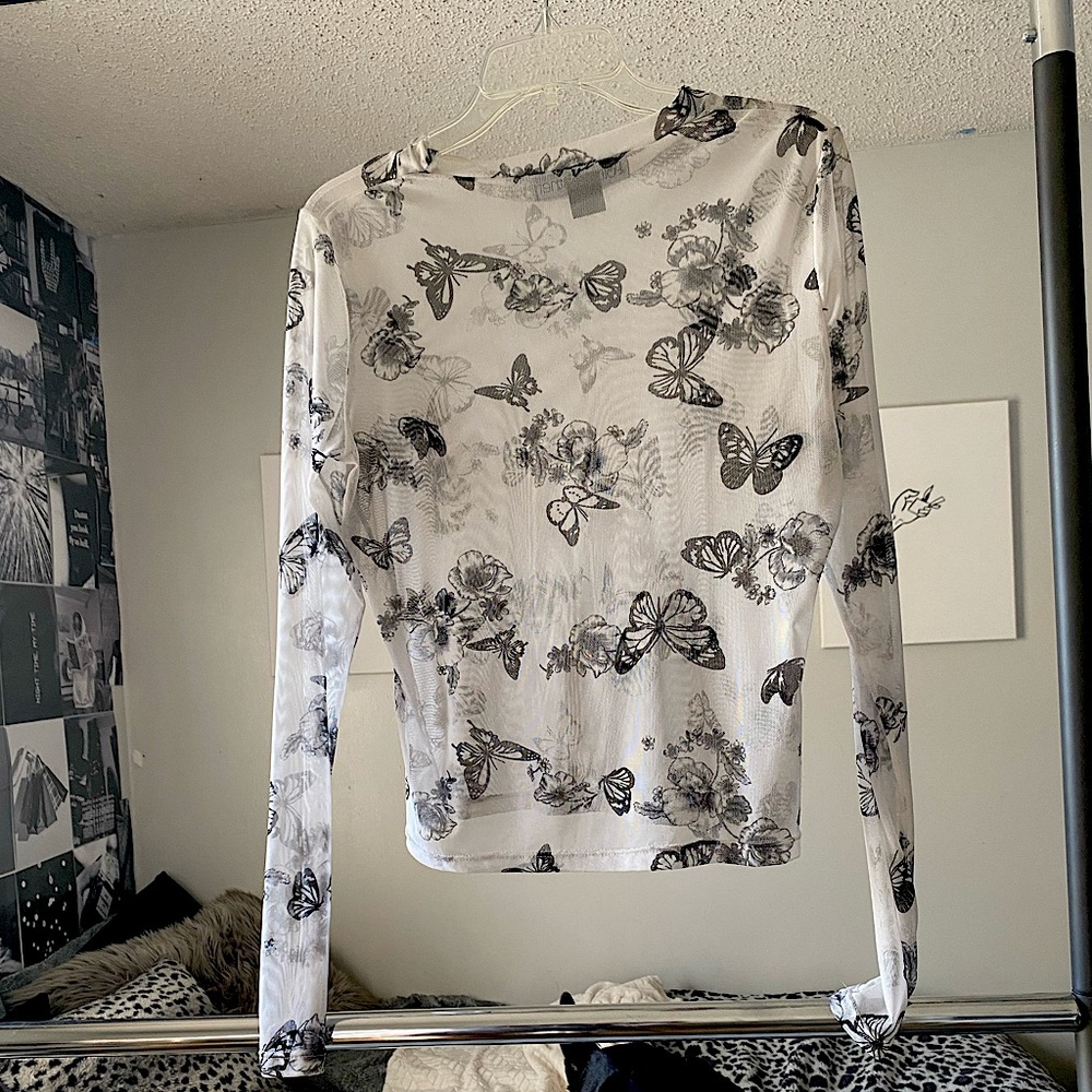 mesh butterfly top